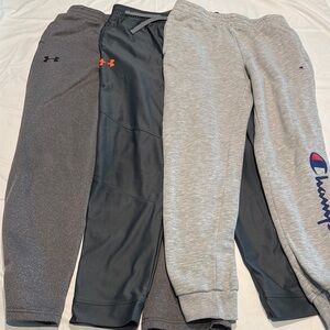 Under Armour Gray and Black Jogger Bottoms